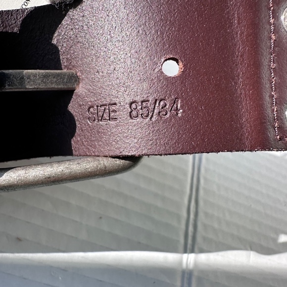 Diesel leather combined belt size 85/34 NWT made in Italy - Picture 9 of 12